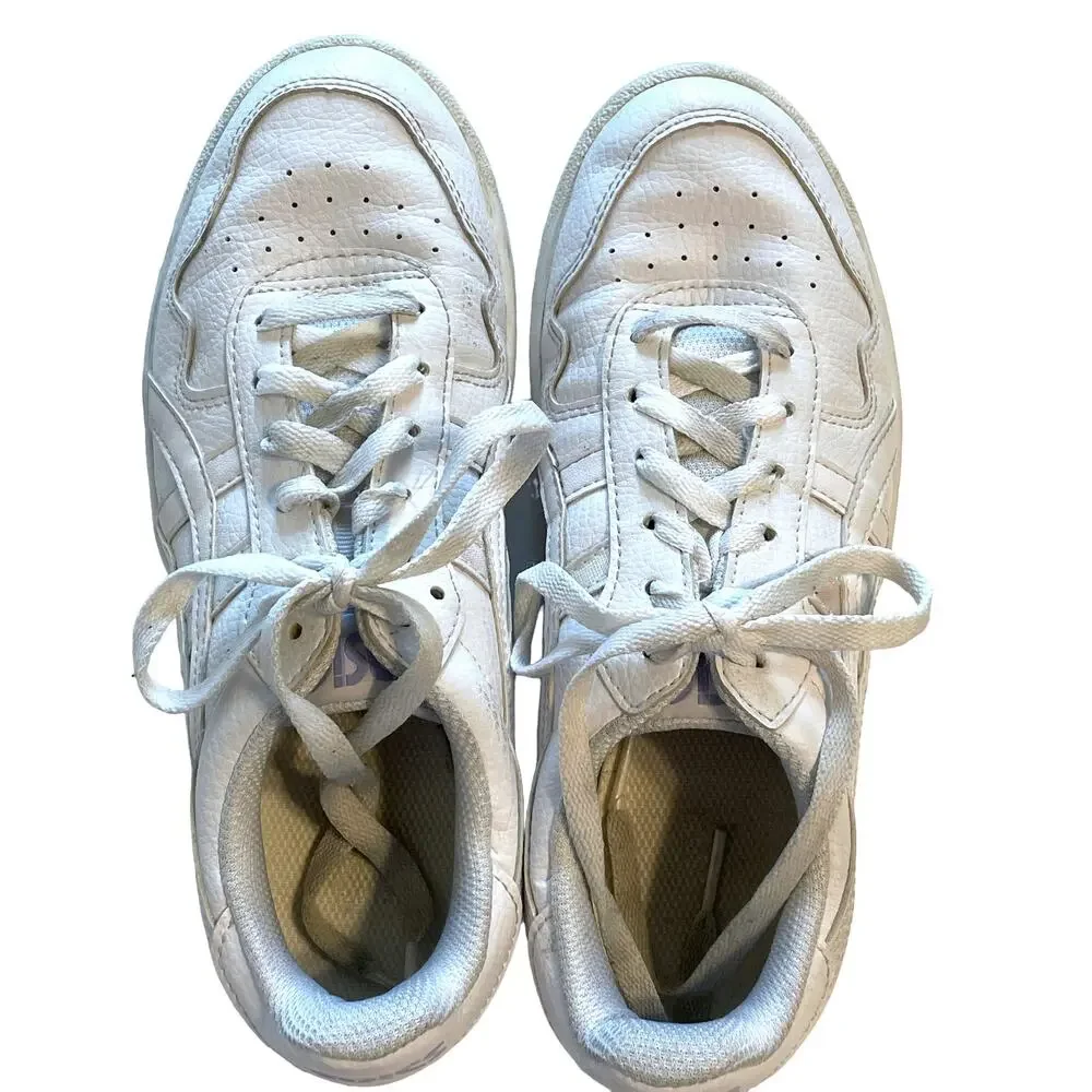 Asics Japan S GS Hologram Sneakers Size 5.5 White Low Top Lace Up Classic